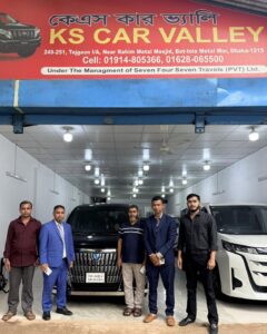Luxury SUV interior at Luthfor Rahman Car Showroom in Dhaka